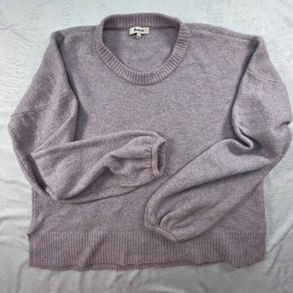 Madewell Lilac Crewneck Sweater